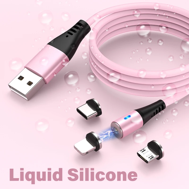 CVY Liquid Silicone Magnetic Cable Fast Charging Magnet Type C Interface Phone Data For Huawei Samsung Xiaomi
CVY Liquid Silicone Magnetic Cable Fast Charging Magnet Type C Interface Phone Data For Huawei Samsung Xiaomi