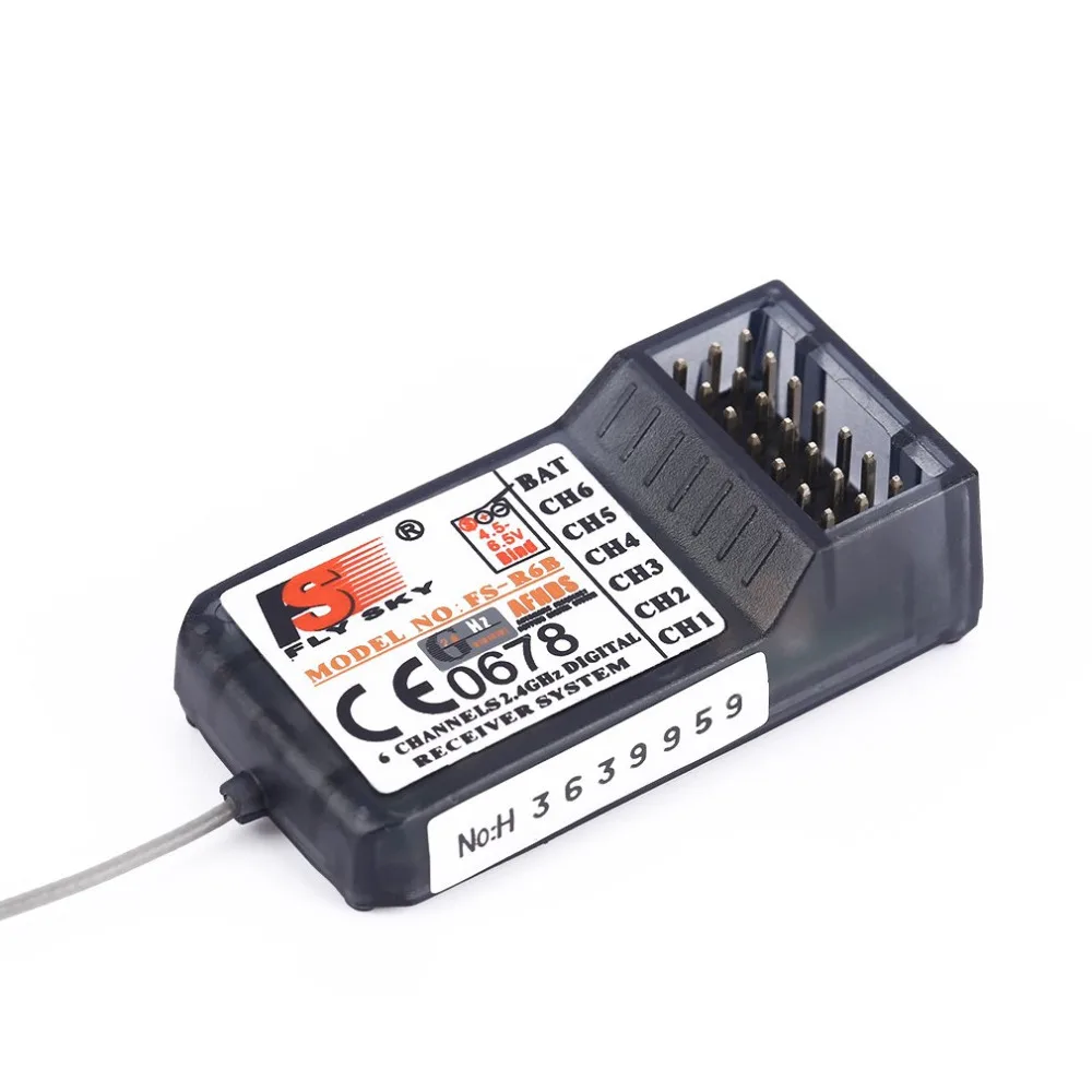 Flysky FS-CT6B High Precision 2.4G CT6B 6ch Transmitter with FS-R6B Receiver Kit for RC Helicopter Racing Drone
Flysky FS-CT6B High Precision 2.4G CT6B 6ch Transmitter with FS-R6B Receiver Kit for RC Helicopter Racing Drone