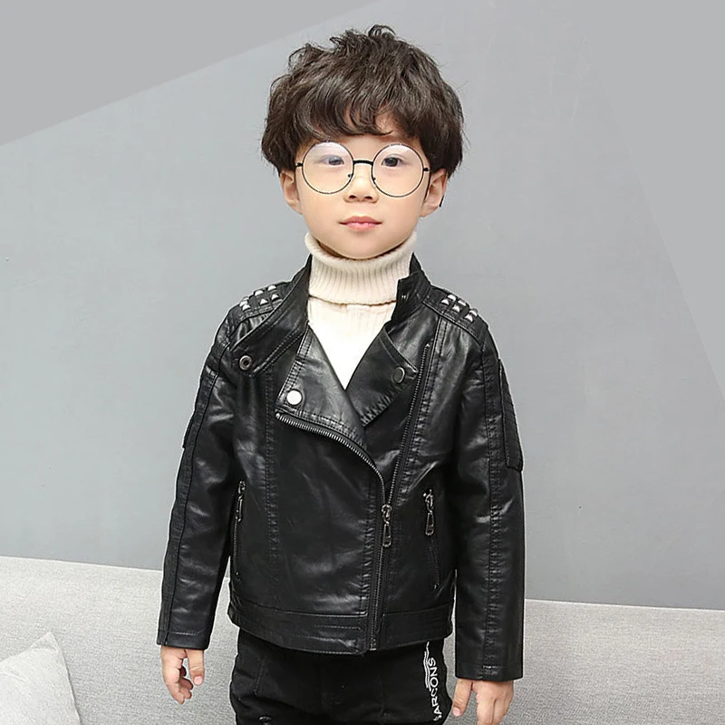 Kids PU Leather Jackets Girls Boys Casual Black Faux Leather Coat Spring Winter Cardigan Chaqueta for Children 2-15years Outwear
Kids PU Leather Jackets Girls Boys Casual Black Faux Leather Coat Spring Winter Cardigan Chaqueta for Children 2-15years Outwear