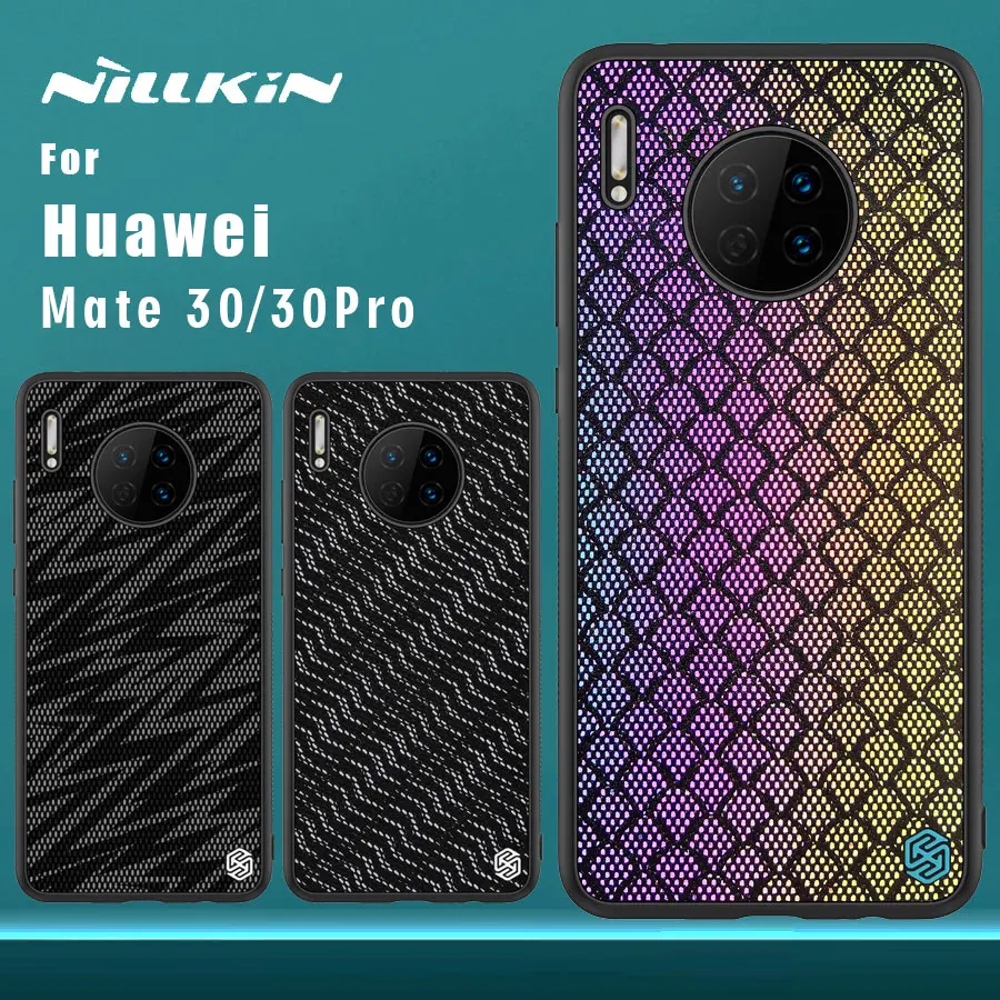 Чехол NILLKIN для Huawei Mate 30 Pro мерцающий чехол задняя крышка Nilkin светоотражающий
