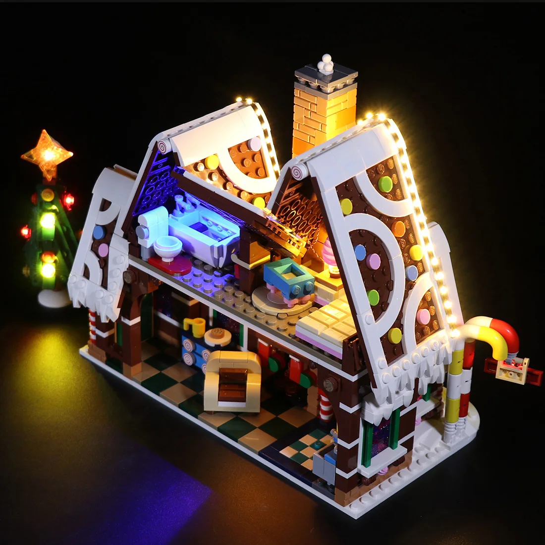 LED Lighting Kit for Gingerbread House 10267 (LED Included Only, No Kit) - Upgrade Version
LED Lighting Kit for Gingerbread House 10267 (LED Included Only, No Kit) - Upgrade Version