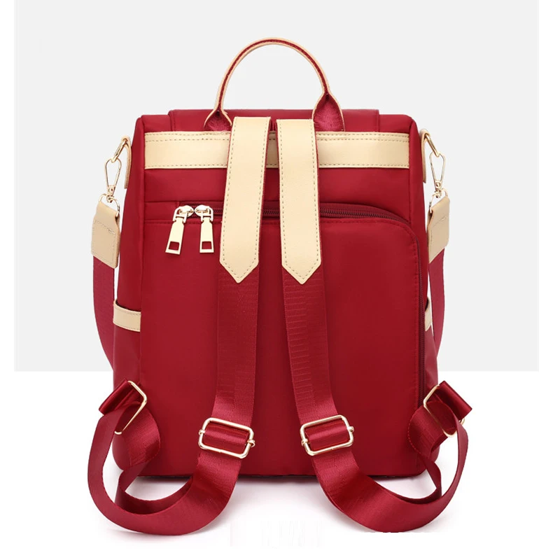 Модный Однотонный женский рюкзак Mochila для покупок дорожная сумка с защитой от