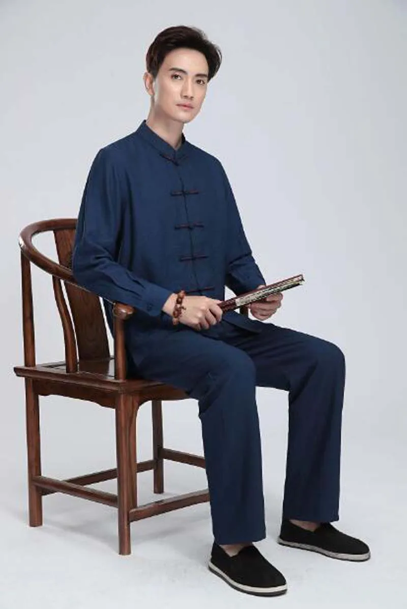 Hot Sale Chinese Style Men High Quality Cotton Linen Jacket Pants Casual Sport Kung Fu Dress Male Slim Tang Long Sleeve Suit
Hot Sale Chinese Style Men High Quality Cotton Linen Jacket Pants Casual Sport Kung Fu Dress Male Slim Tang Long Sleeve Suit