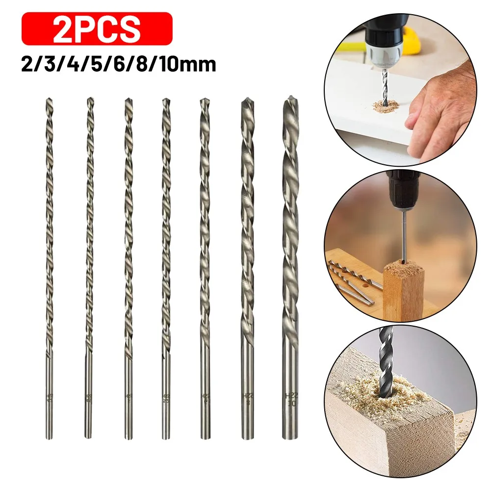2Pcs 2/3/4/5/6/8/10mm Utoolmart 300mm Length Twist Drill Diameter Heat Resistant Grinding Process Straight Shank Drill Bits HSS
2Pcs 2/3/4/5/6/8/10mm Utoolmart 300mm Length Twist Drill Diameter Heat Resistant Grinding Process Straight Shank Drill Bits HSS