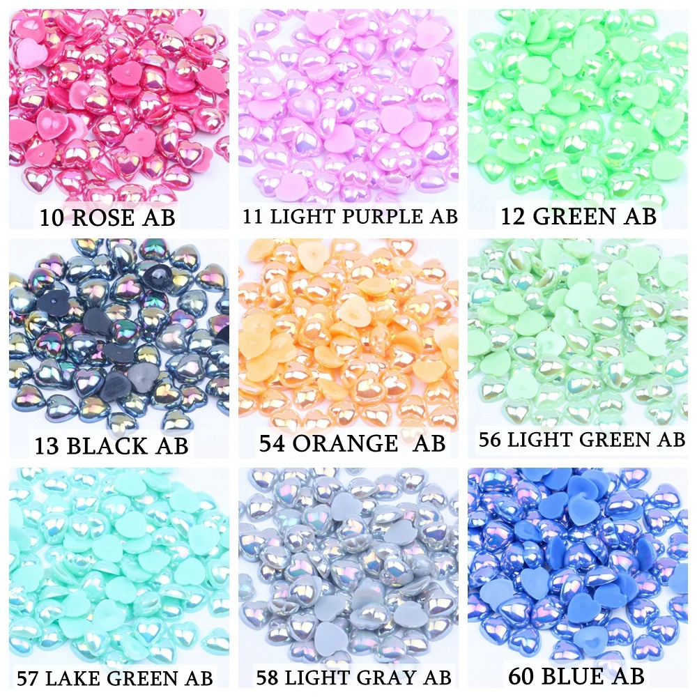Half Pearls Flatback Imitation Heart Resin Pearls AB Colors Many Colors and Size Glue On Scrapbook Wedding Cards Nail Jewelry
Half Pearls Flatback Imitation Heart Resin Pearls AB Colors Many Colors and Size Glue On Scrapbook Wedding Cards Nail Jewelry