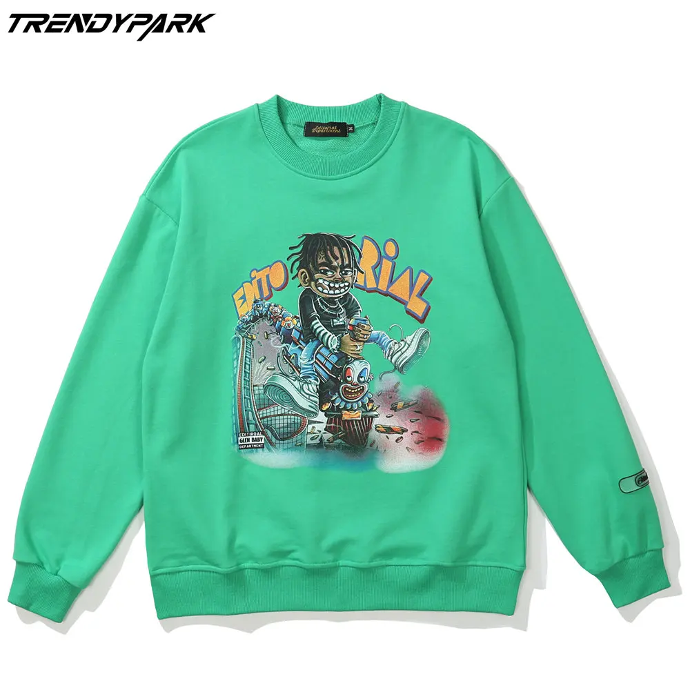Men's Sweatshirts Hoodies Harajuku Streetwear Cartoon Printed Hoodies Hip Hop Pullovers Casual Loose Tops Men Women Clothing
Men's Sweatshirts Hoodies Harajuku Streetwear Cartoon Printed Hoodies Hip Hop Pullovers Casual Loose Tops Men Women Clothing