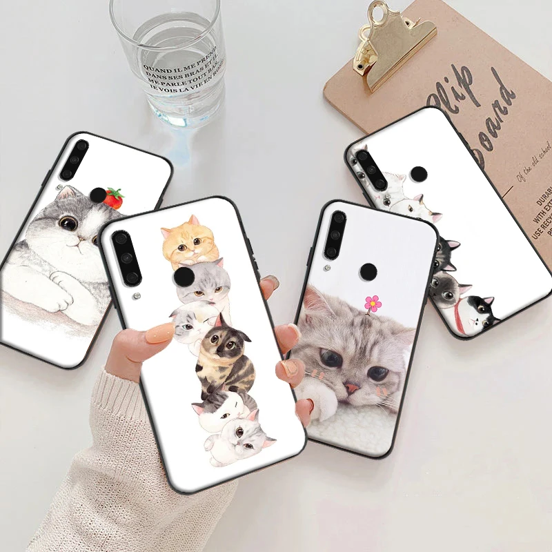 Cute Animal Cat Phone Case For Huawei Honor 9X 10 10X 30 20 Pro Lite 7X 8X 8C 9 V9 20i V20 10i Soft TPU Cases Funda Coque
Cute Animal Cat Phone Case For Huawei Honor 9X 10 10X 30 20 Pro Lite 7X 8X 8C 9 V9 20i V20 10i Soft TPU Cases Funda Coque