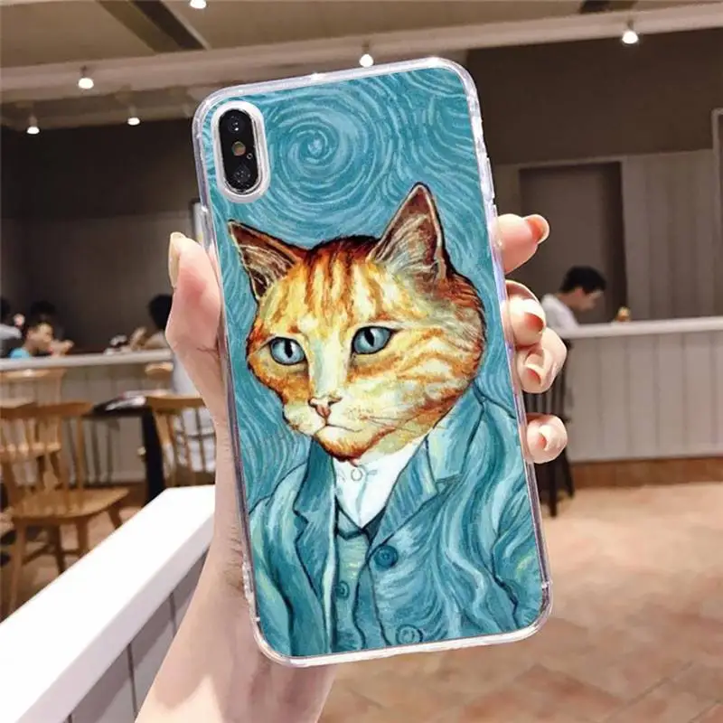 Cat Art Aesthetics Customer Phone Case Transparent soft For iphone 5 5s 5c se 6 6s 7 8 11 12 plus mini x xs xr pro max 
Cat Art Aesthetics Customer Phone Case Transparent soft For iphone 5 5s 5c se 6 6s 7 8 11 12 plus mini x xs xr pro max