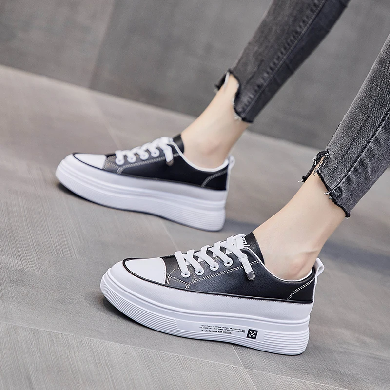 Shoes for Women Sneakers Summer PU High-top Casual Shoes Wear-resistant Breathable Lightweight Thick-soled Vulcanized Shoes
Shoes for Women Sneakers Summer PU High-top Casual Shoes Wear-resistant Breathable Lightweight Thick-soled Vulcanized Shoes
