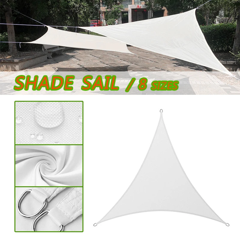 8 Colours 8 Sizes 2/3/4/5M Triangle Sunshade Waterproof 300D Shade Sail Canopy For Garden For Car For Swimming Pool Camping
8 Colours 8 Sizes 2/3/4/5M Triangle Sunshade Waterproof 300D Shade Sail Canopy For Garden For Car For Swimming Pool Camping