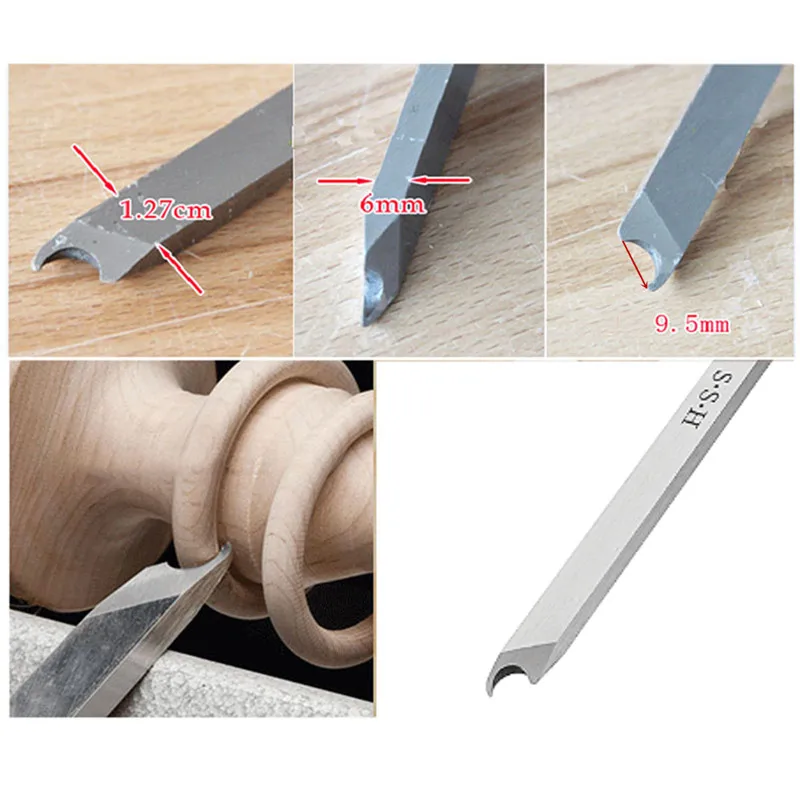High Speed Steel Woodworking Captive Ring Tool DIY Rotary Handheld Ring Wooturning Gouge 9.5mm
High Speed Steel Woodworking Captive Ring Tool DIY Rotary Handheld Ring Wooturning Gouge 9.5mm