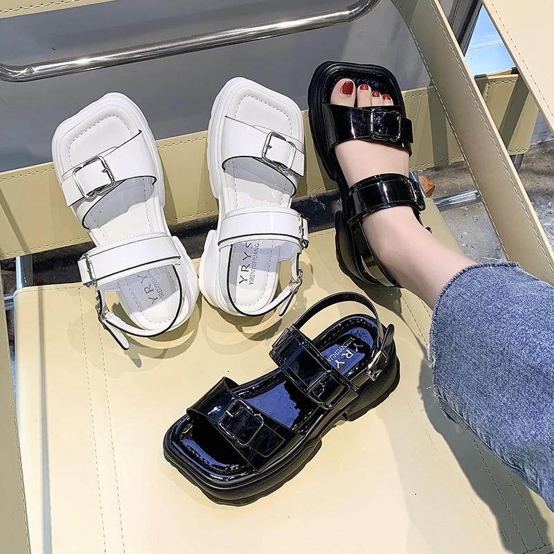 Sandals Women Summer New Fashion Women's Sandals 2021 Casual Platform Buckle Square Head Mixed Colors Woman Shoes Gladiator
Sandals Women Summer New Fashion Women's Sandals 2021 Casual Platform Buckle Square Head Mixed Colors Woman Shoes Gladiator
