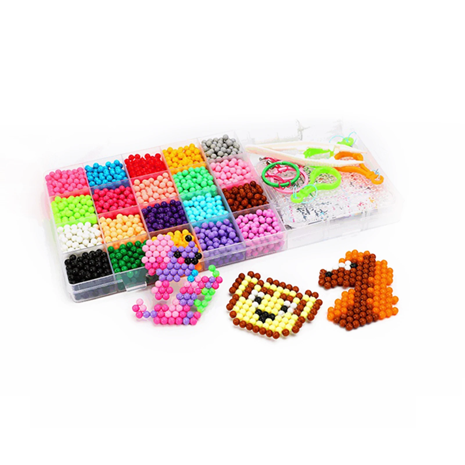 3000 pcs Refill Beads Ball Set Compatible with Sticky Pearl Beads Hobby DIY Children's Gift for Birthday GHS99
3000 pcs Refill Beads Ball Set Compatible with Sticky Pearl Beads Hobby DIY Children's Gift for Birthday GHS99