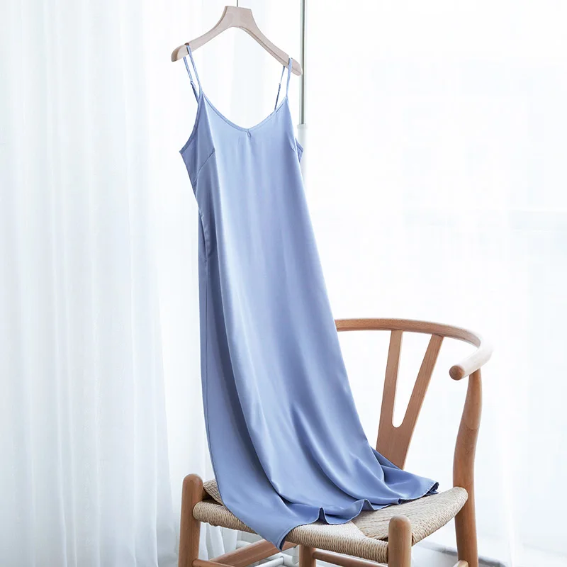 2021 new Fashion High Quality Women's Dress Summer Spaghetti Satin Long Woman Dress Very Soft Smooth Plus Size
2021 new Fashion High Quality Women's Dress Summer Spaghetti Satin Long Woman Dress Very Soft Smooth Plus Size