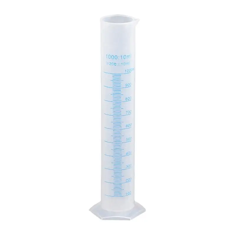 1000ml Transparent Measuring Cylinder Plastic Graduated Cylinder Hexagonal Base (As Shown)
1000ml Transparent Measuring Cylinder Plastic Graduated Cylinder Hexagonal Base (As Shown)