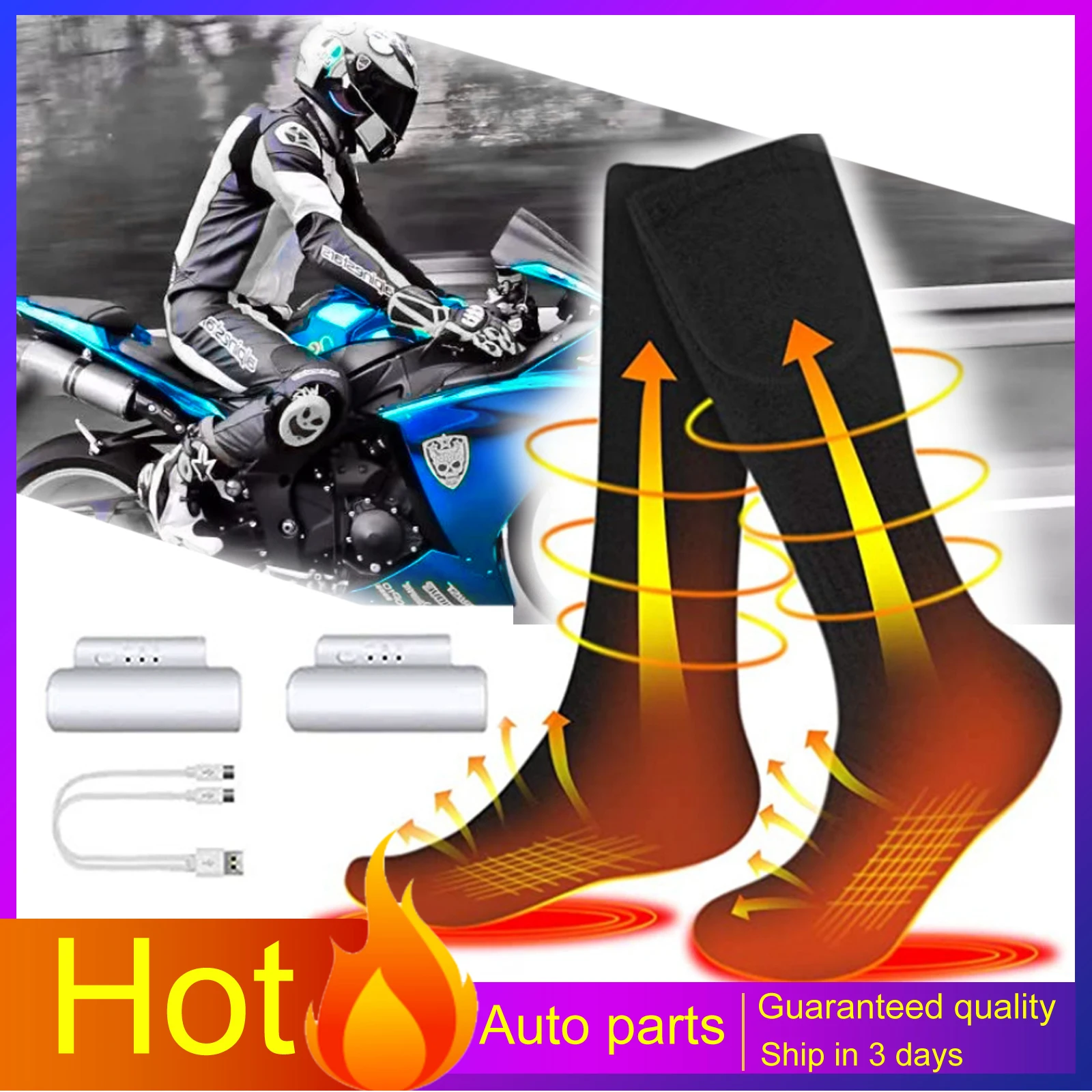 Hot sale Electric Warm Sock Elastic Comfortable 5V Battery Heating Sock Double-layer thickening for Women Men
Hot sale Electric Warm Sock Elastic Comfortable 5V Battery Heating Sock Double-layer thickening for Women Men