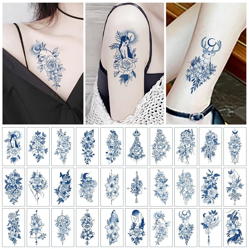 Juice Lasting Waterproof Temporary Tattoo Sticker Flash Tattoo Arm Leg Sexy Body Art Fake Tattoo
Juice Lasting Waterproof Temporary Tattoo Sticker Flash Tattoo Arm Leg Sexy Body Art Fake Tattoo