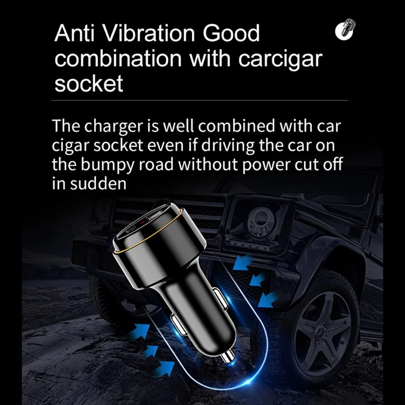 Автомобильное зарядное устройство E9LF QC3.0PD, прикуриватель, адаптер с двумя USB-портами 12В-24В
Автомобильное зарядное устройство E9LF QC3.0PD, прикуриватель, адаптер с двумя USB-портами 12В-24В