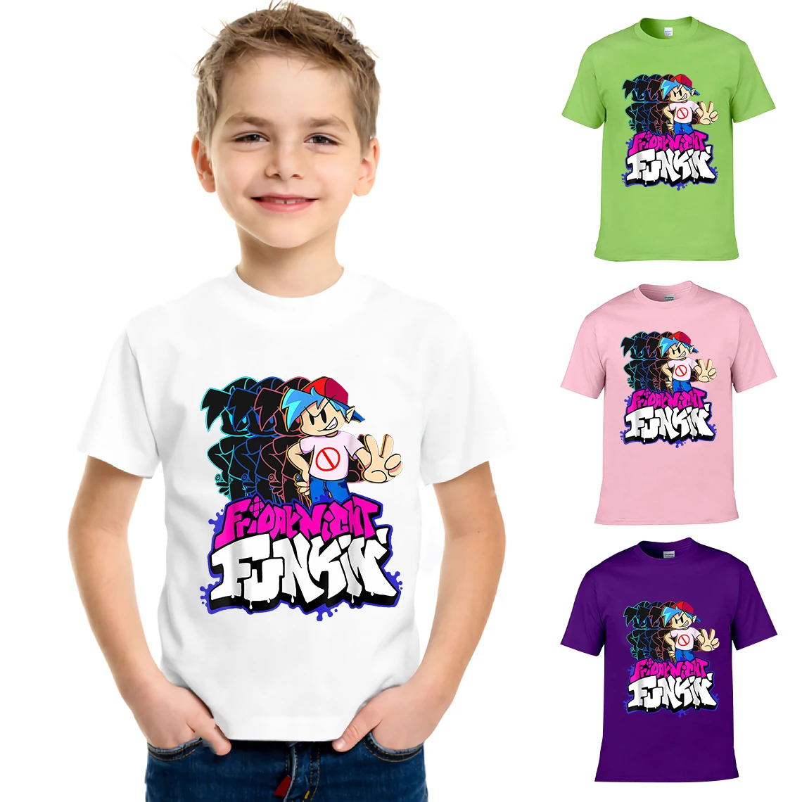 New Summer Boys T Shirt Fashvacation Friday Night Cartoon Print Kids Tee Cotton Short Sleeve Girls T-Shirt Children's Clothes
New Summer Boys T Shirt Fashvacation Friday Night Cartoon Print Kids Tee Cotton Short Sleeve Girls T-Shirt Children's Clothes