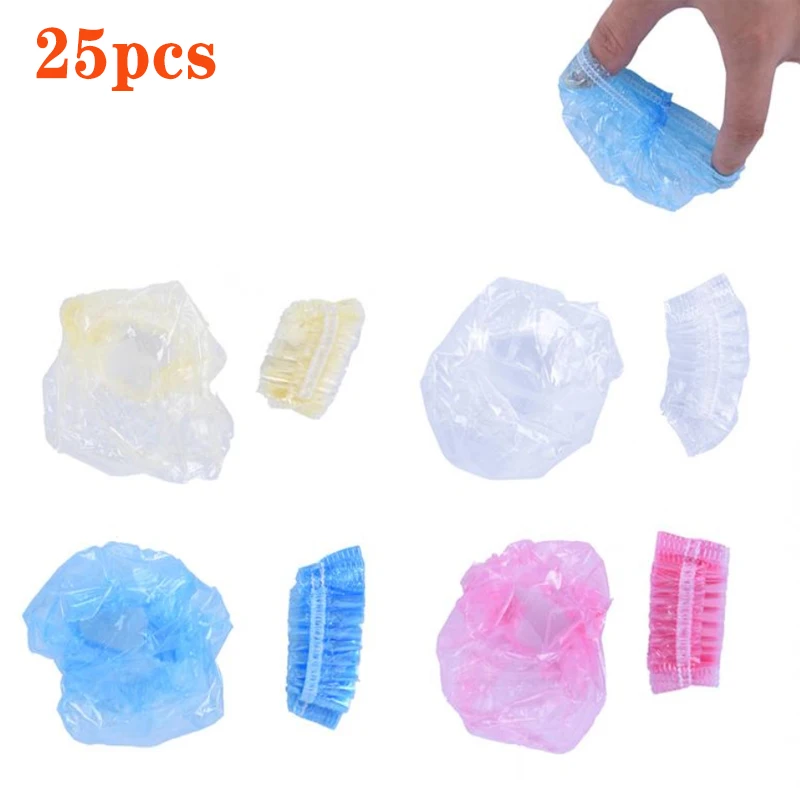 25pcs Disposable Plastic Waterproof Ear Protector Cover Caps Salon Hairdressing Dye Shields Protection Shower Cap Tool
25pcs Disposable Plastic Waterproof Ear Protector Cover Caps Salon Hairdressing Dye Shields Protection Shower Cap Tool