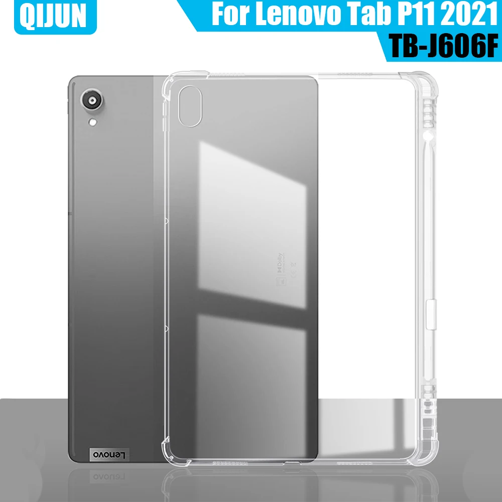 Tablet pencil case for Lenovo Tab P11 2021 11.0" Pen tray soft shell cover Transparent protection fundas for Xiaoxin TB-J606F
Tablet pencil case for Lenovo Tab P11 2021 11.0" Pen tray soft shell cover Transparent protection fundas for Xiaoxin TB-J606F