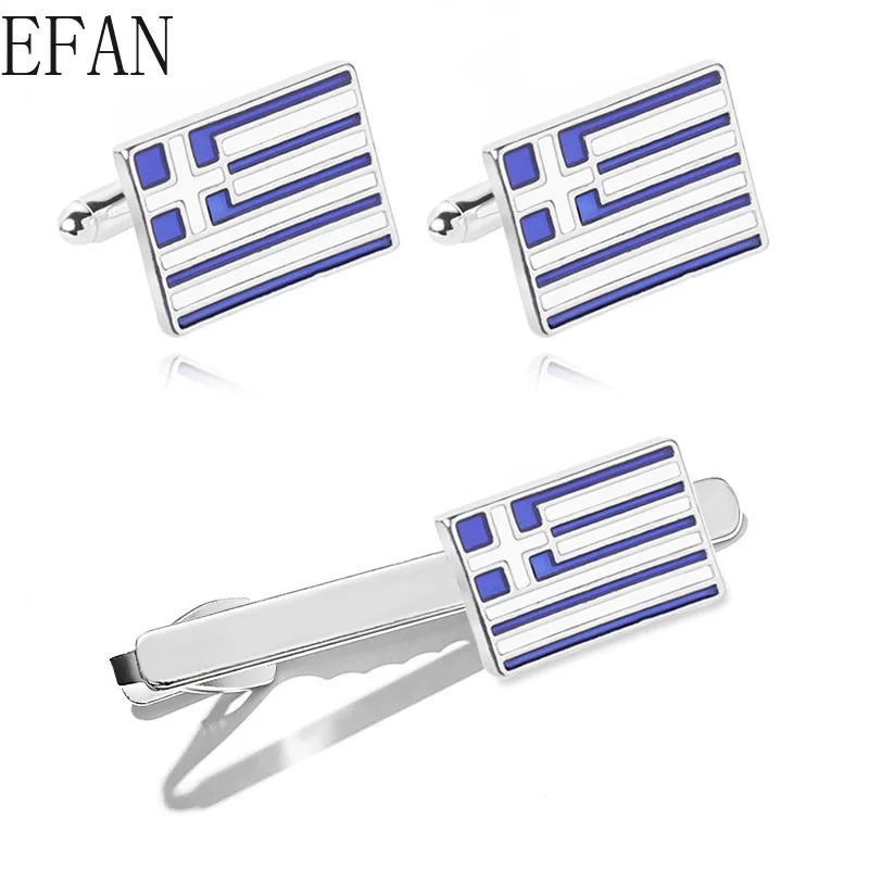 Greece Flag Tie Clip Blue White Copper Tie Clips Cufflinks Set Business Enamel Tie Clip Motherland Lover Necktie Party Clips Man
Greece Flag Tie Clip Blue White Copper Tie Clips Cufflinks Set Business Enamel Tie Clip Motherland Lover Necktie Party Clips Man