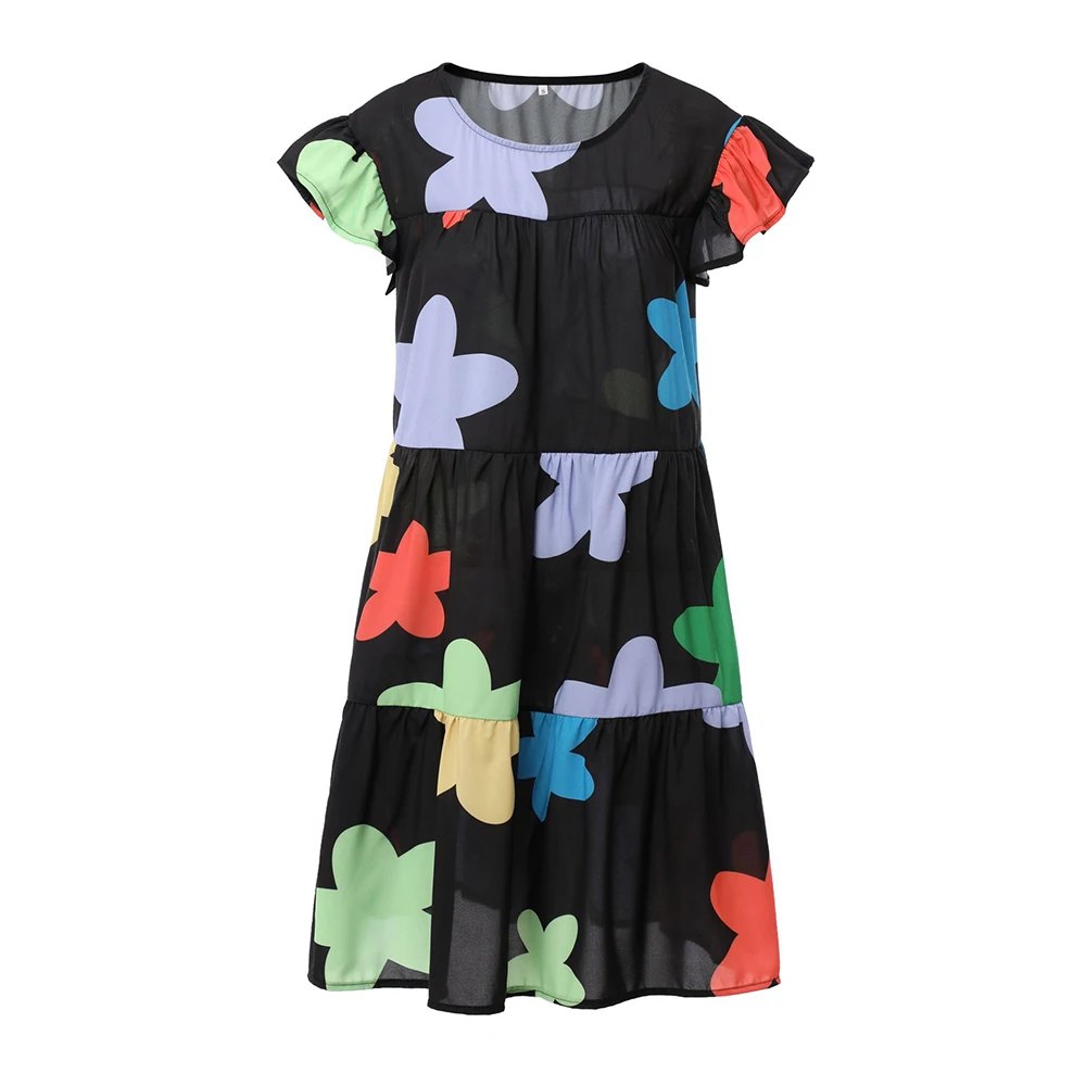 A Line Beach Dress Casual Loose Plus Size 2xl Tunic For Beach Cover Up 2021 Summer O-Neck Petal Short Sleeve Ladies Sun Dresses
A Line Beach Dress Casual Loose Plus Size 2xl Tunic For Beach Cover Up 2021 Summer O-Neck Petal Short Sleeve Ladies Sun Dresses