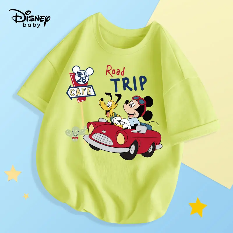 Disney girls' short sleeve 2021 summer fashion children's half sleeve medium and large children's pure cotton summer T-shirt
Disney girls' short sleeve 2021 summer fashion children's half sleeve medium and large children's pure cotton summer T-shirt