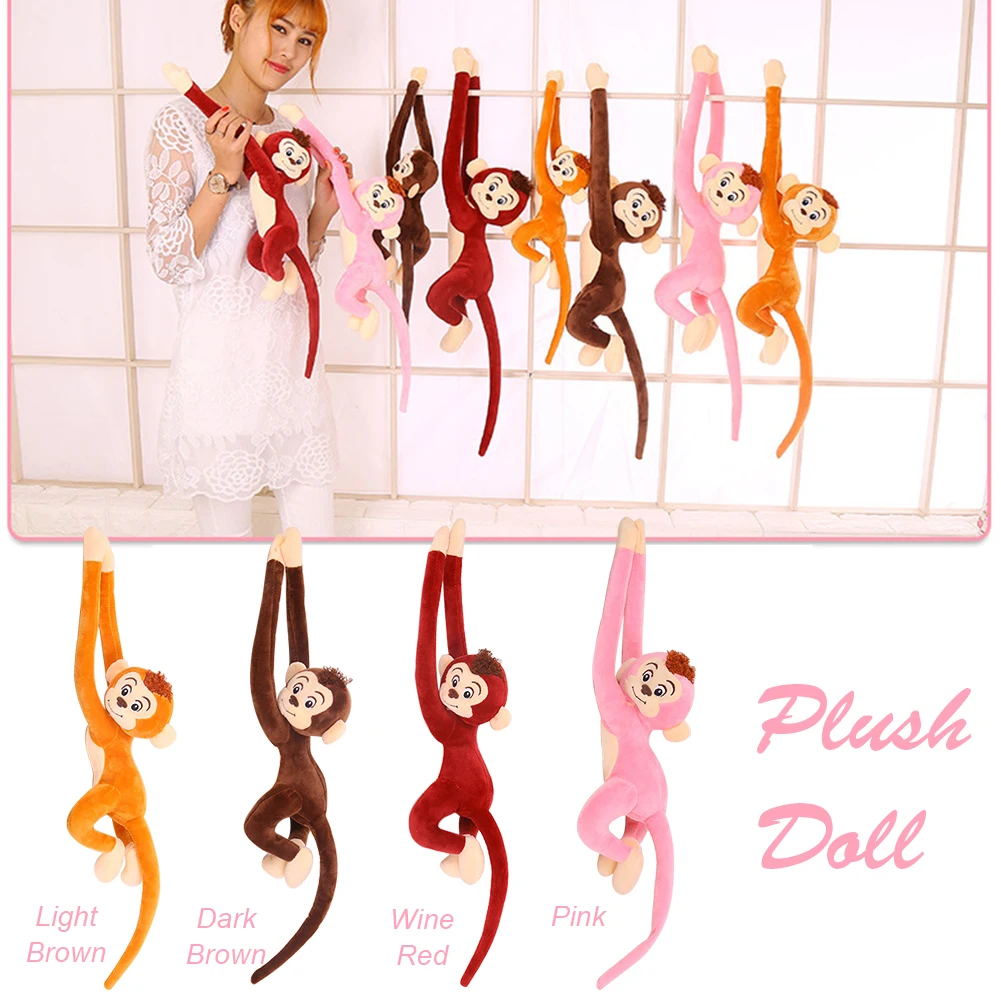 Cute Long Arm Tail Monkey Animal Stuffed Plush Toys Colorful Baby Dolls Curtains Toys for Children Birthday Christmas Gifts
Cute Long Arm Tail Monkey Animal Stuffed Plush Toys Colorful Baby Dolls Curtains Toys for Children Birthday Christmas Gifts