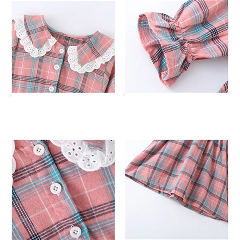 2020 Spring Autumn 4 6 8 10 to 12 13 Years Child Preppy Style Princess Lace Knee Length Kids Baby Girl Plaid Long Sleeve Dress
2020 Spring Autumn 4 6 8 10 to 12 13 Years Child Preppy Style Princess Lace Knee Length Kids Baby Girl Plaid Long Sleeve Dress