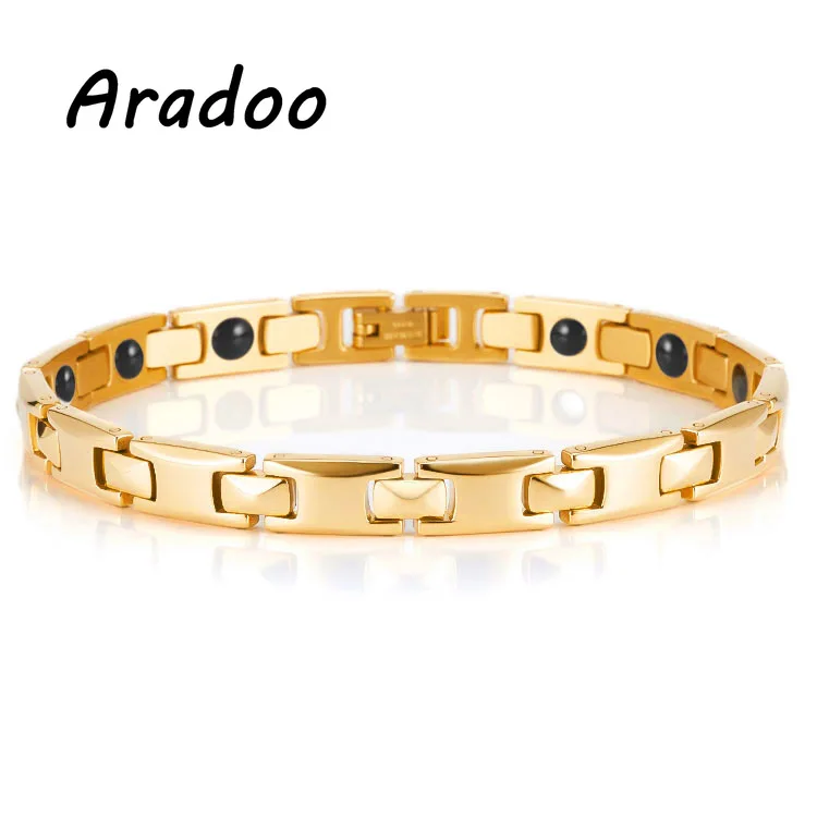 ARADOO Holiday Gift Magnetic Bracelet Metal Bracelet Clasp Bracelet Stainless Steel Bracelet Women Fashion Gift For Bracelet
ARADOO Holiday Gift Magnetic Bracelet Metal Bracelet Clasp Bracelet Stainless Steel Bracelet Women Fashion Gift For Bracelet