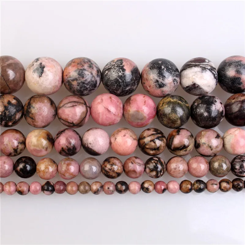 Natural Stone Red Black Rhodonite smooth Round Loose Beads 15" Strand 6 8 10 12MM Pick Size For Jewelry Making
Natural Stone Red Black Rhodonite smooth Round Loose Beads 15" Strand 6 8 10 12MM Pick Size For Jewelry Making