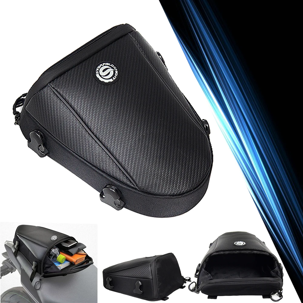 

For KAWASAKI NINJA250 NINJA300 NINJA400 NINJA1000 ZZR1100 Z1000SX Motorcycle Tail Bag Multi-functional Rear Seat Bag Rider Backp