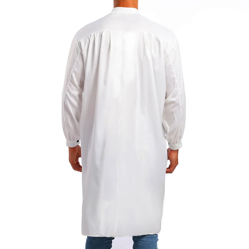 New 2021 Western Style Arab Fashion Simplicity Men's Shirt Muslim Casual Solid Color Stand-up Collar Long Sleeve
New 2021 Western Style Arab Fashion Simplicity Men's Shirt Muslim Casual Solid Color Stand-up Collar Long Sleeve