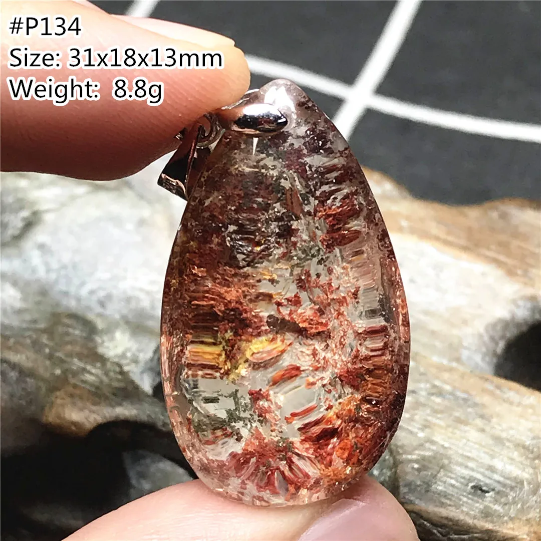 Top Natural Phantom Quartz Beads Pendant For Women Men Beauty Luck Stone Healing Crystal Silver 31x18x13mm Beads Gemstone AAAAA
Top Natural Phantom Quartz Beads Pendant For Women Men Beauty Luck Stone Healing Crystal Silver 31x18x13mm Beads Gemstone AAAAA