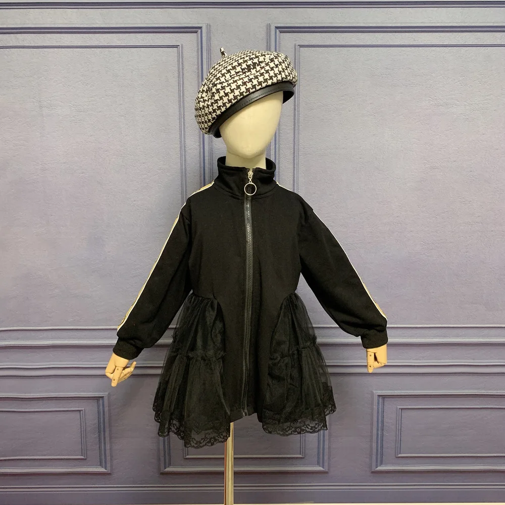 Designer Kids Clothes Girls Dress Spring Autumn 2022 New Zipper Cardigan Jacket Long Skirt Child Casual Wear Little Girl Dresses 
Designer Kids Clothes Girls Dress Spring Autumn 2022 New Zipper Cardigan Jacket Long Skirt Child Casual Wear Little Girl Dresses