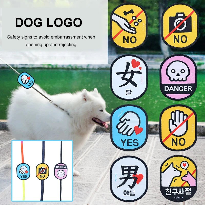 Pet cats and dogs Social warning sign for towing rope Social logo hint Leash Personalized traction rope
Pet cats and dogs Social warning sign for towing rope Social logo hint Leash Personalized traction rope