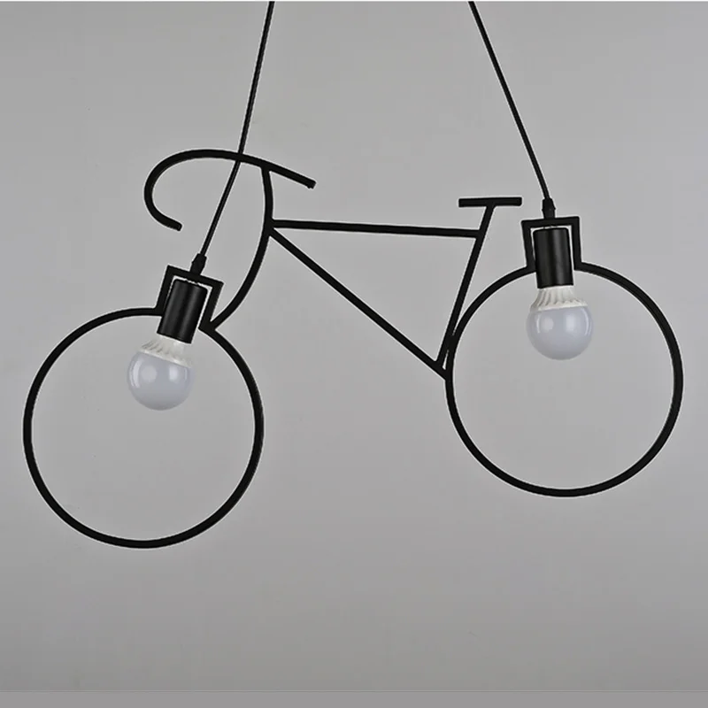Black Iron Bike Pendant Lights Retro Industrial Loft Hanging Lamp Chandelier for Living Room Kids' Bedroom Shop Bar Indoor Decor
Black Iron Bike Pendant Lights Retro Industrial Loft Hanging Lamp Chandelier for Living Room Kids' Bedroom Shop Bar Indoor Decor