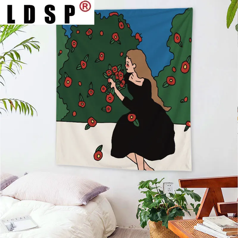 LDSP Girls Sweet Princess Dorm Tapestry Wall Hanging Covering Rugs Background Cloth Beach Mat Blanket Art Bedroom Home Decor 
LDSP Girls Sweet Princess Dorm Tapestry Wall Hanging Covering Rugs Background Cloth Beach Mat Blanket Art Bedroom Home Decor