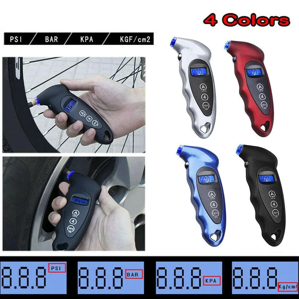 High-precision Digital Tire Air Pressure Gauge Meter Tester Bike Car Truck LCD Display 150 PSI Car Replacement Accessories
High-precision Digital Tire Air Pressure Gauge Meter Tester Bike Car Truck LCD Display 150 PSI Car Replacement Accessories