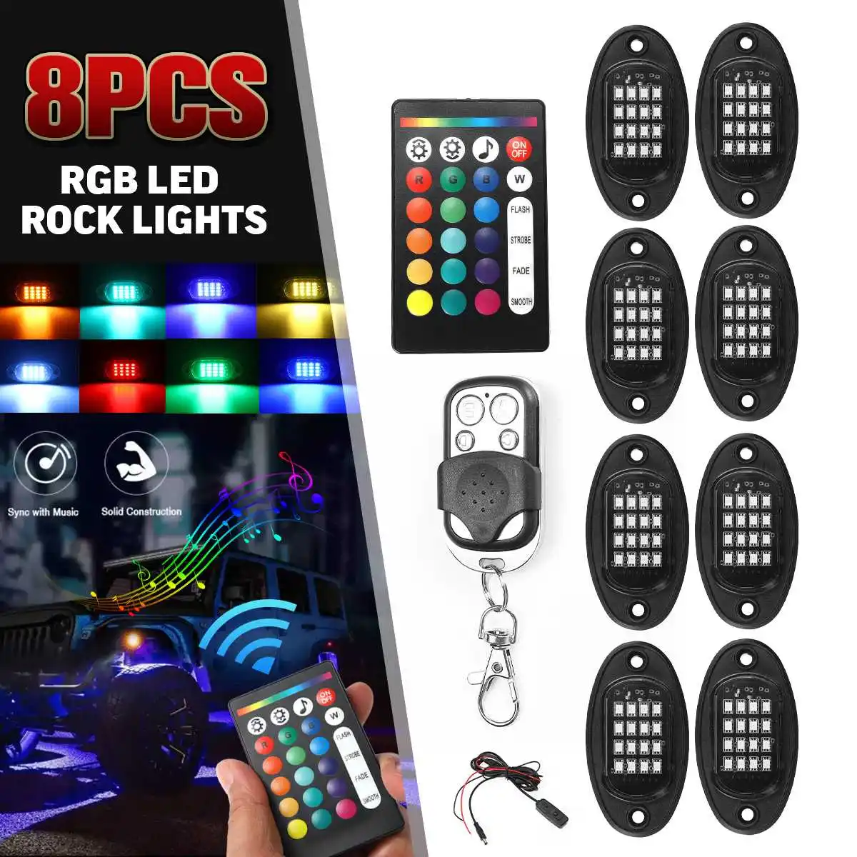 8 подставок под 128 Вт RGB светодиодный фары Рок Двойной пульт дистанционного управления многоцветный неоновый светодиодный фары комплект для...
8 подставок под 128 Вт RGB светодиодный фары Рок Двойной пульт дистанционного управления многоцветный неоновый светодиодный фары комплект для...