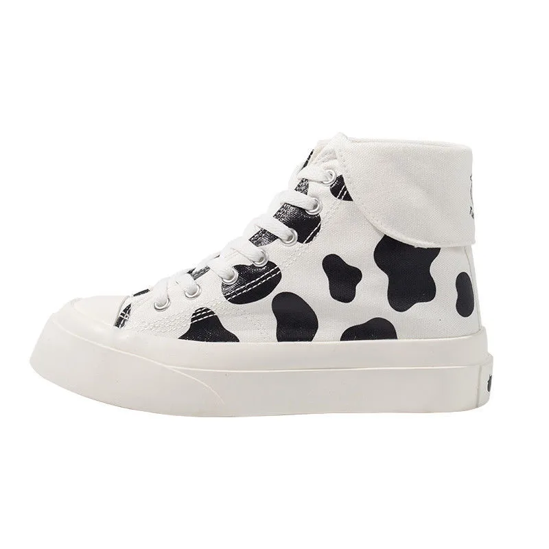 Black and White High Top Canvas Women's Shoes,2021New Spring and Autumn Korean Sports and Leisure Thick Sole Small White Shoes
Black and White High Top Canvas Women's Shoes,2021New Spring and Autumn Korean Sports and Leisure Thick Sole Small White Shoes
