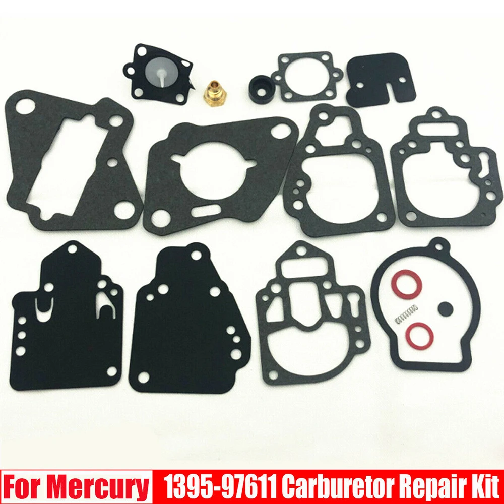 Carburetor Repair Kit Gasket Replace 1395-97611 Replace For Mercury 6-25hp 2 Cylinder Accessories Trimmer Metal Repair Kit
Carburetor Repair Kit Gasket Replace 1395-97611 Replace For Mercury 6-25hp 2 Cylinder Accessories Trimmer Metal Repair Kit