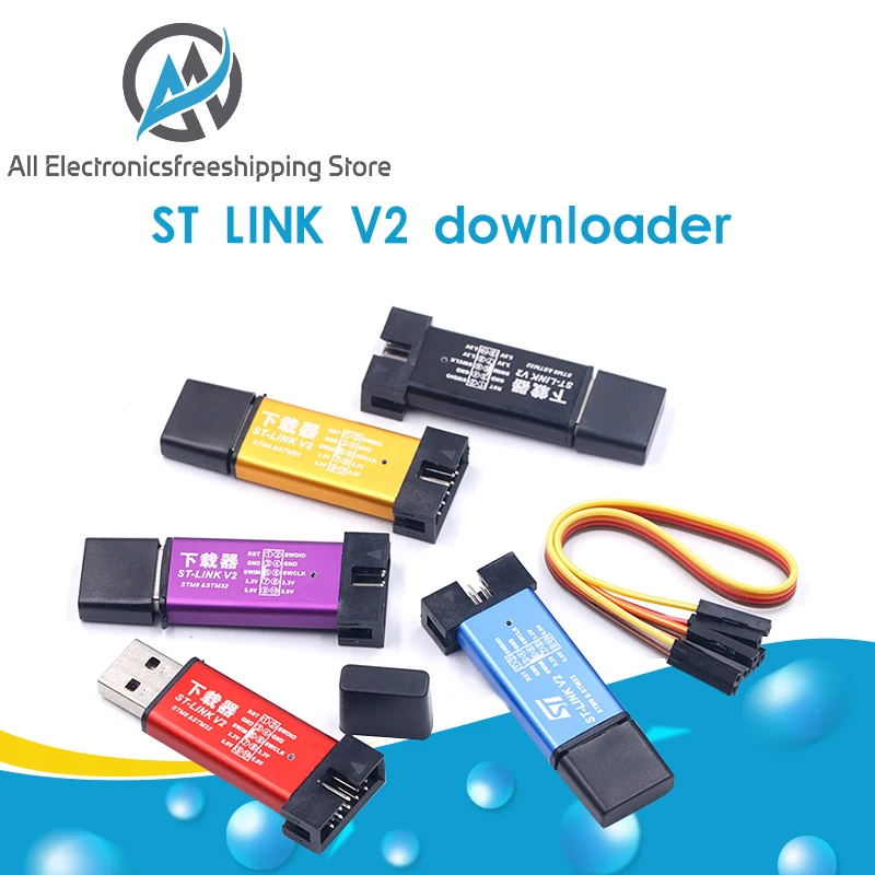 ST LINK Stlink Link V2 Mini STM8 STM32 симулятор загрузки программирования с крышкой кабель DuPont