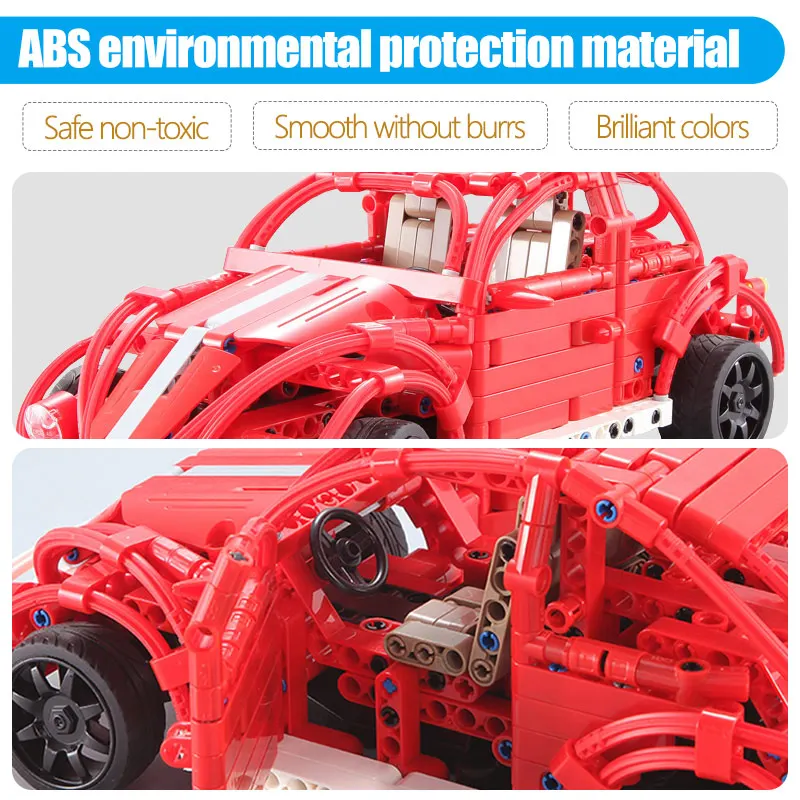 CaDa 472 PCS City DIY Small Particles Red Beetle Cars C51016 Model High-Tech RC Building Block Toy Car Boy Holiday Gift
CaDa 472 PCS City DIY Small Particles Red Beetle Cars C51016 Model High-Tech RC Building Block Toy Car Boy Holiday Gift