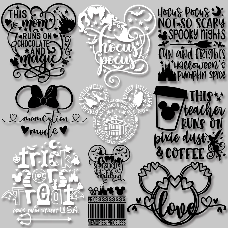 Disney Brand Pretty mickey mouse head Classic black and white text Vinyl Sticker For Clothes heart iron on patch DIY decoration
Disney Brand Pretty mickey mouse head Classic black and white text Vinyl Sticker For Clothes heart iron on patch DIY decoration