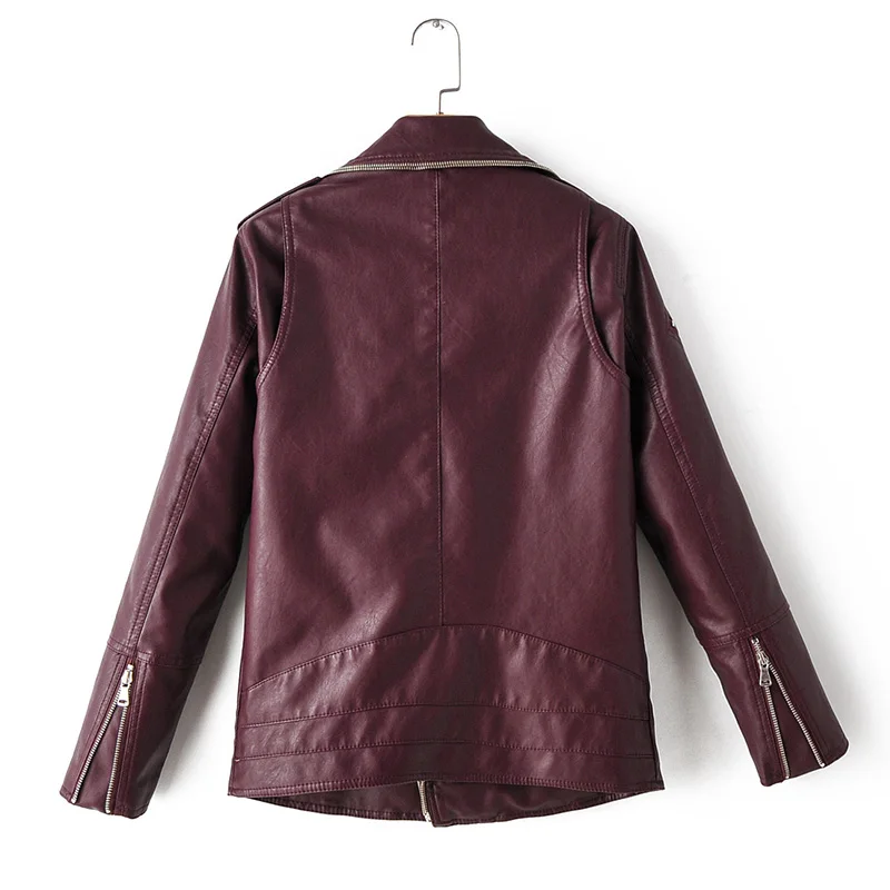 Ly Varey Lin Autumn Women Faux Leather Jacket Loose Soft Pu Motorcycle Black Punk Leather Coat Vintage Rivet Zipper Outerwear
Ly Varey Lin Autumn Women Faux Leather Jacket Loose Soft Pu Motorcycle Black Punk Leather Coat Vintage Rivet Zipper Outerwear