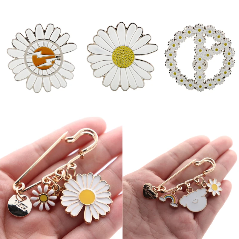 G.Dragon daisy Cosmos Brooch pin Women Safety Pins Men Lapel pin Dress Suit Corsage Brooches Pins Fashion Jewelry Bijoux
G.Dragon daisy Cosmos Brooch pin Women Safety Pins Men Lapel pin Dress Suit Corsage Brooches Pins Fashion Jewelry Bijoux