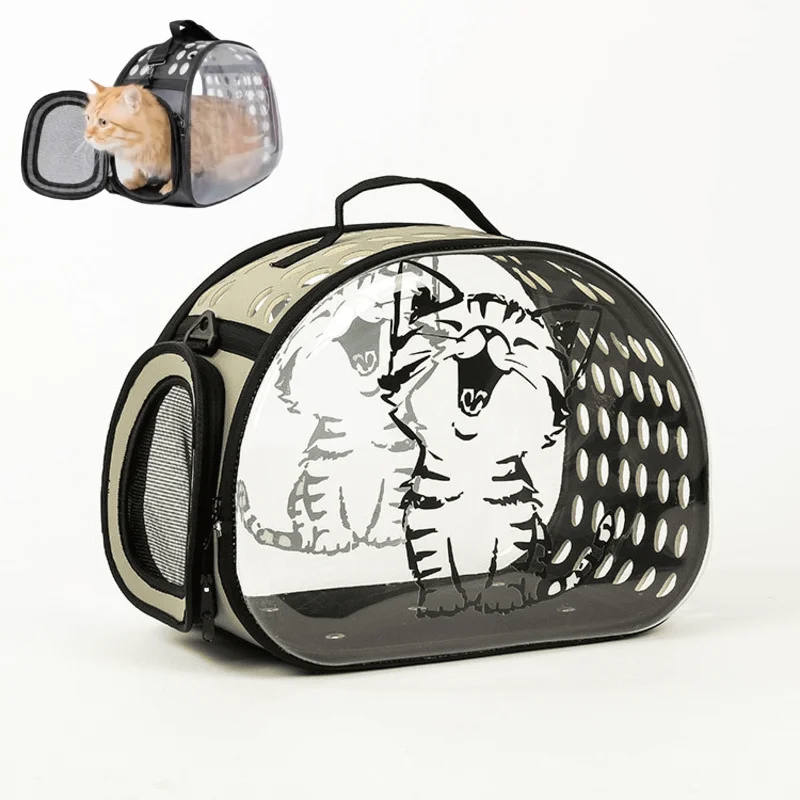 Pet Transport Bag Cat Carriers Bags Breathable Folding Small Dog Outdoor Shoulder Bag Cats Carrying Travel Space Capsule Cage
Pet Transport Bag Cat Carriers Bags Breathable Folding Small Dog Outdoor Shoulder Bag Cats Carrying Travel Space Capsule Cage