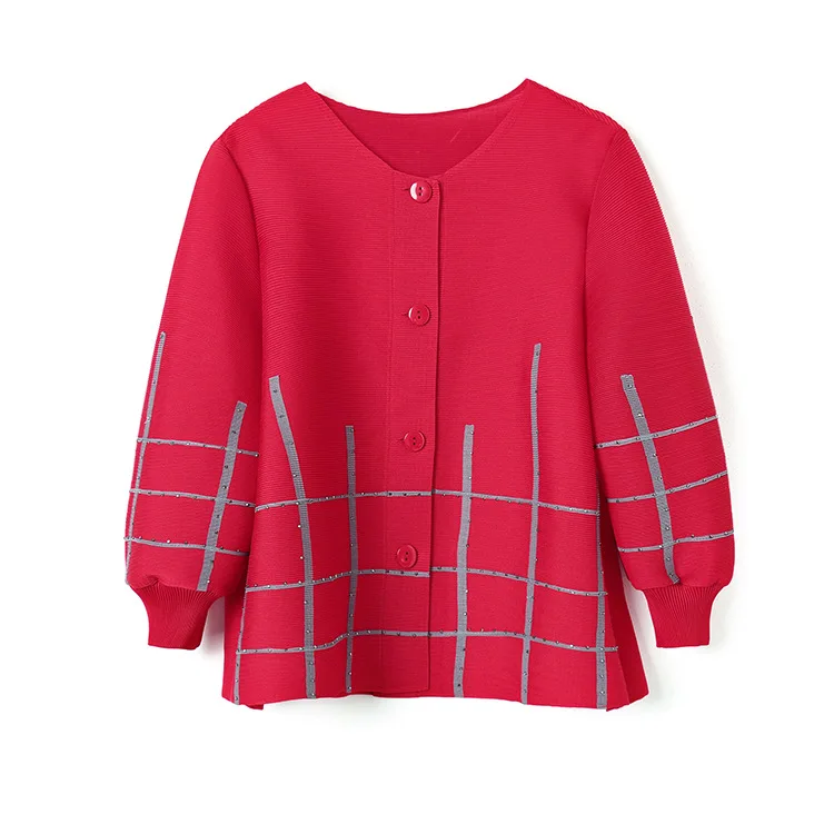 TVVOVVIN Spring New Striped Round Neck Lantern Sleeve Single Breasted Coat Simple Casual Loose Pleated Short Jacket 46K4
TVVOVVIN Spring New Striped Round Neck Lantern Sleeve Single Breasted Coat Simple Casual Loose Pleated Short Jacket 46K4